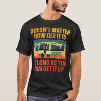 T-shirt Meilleure Art de Camionnette Pop-Up pour le Campin