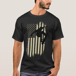 T-shirt Meilleure Art de Skateboardeur Pour Skateboard