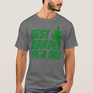 T-shirt Meilleure barbe yoga papa
