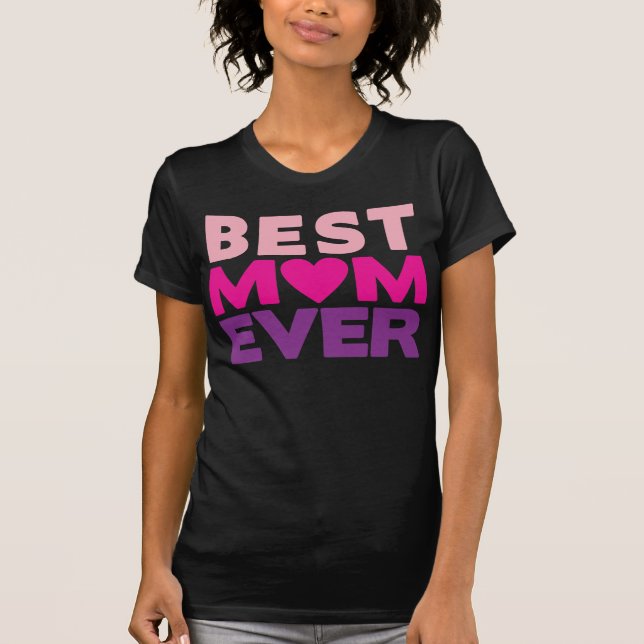 T-shirt Meilleure chemise maman JAMAIS (Devant)