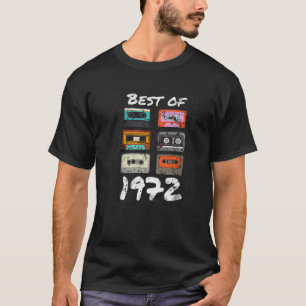 T-shirt Meilleure De 1972 Music Retro 80S Playlist