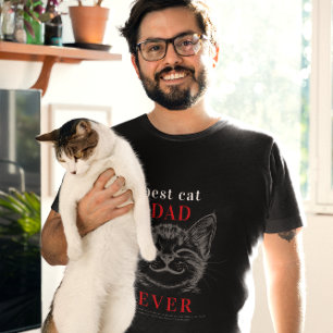 T-shirt Meilleure définition de papa chat   Joli visage de