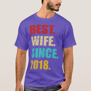 T-shirt Meilleure épouse depuis 2018 pour le 5ème annivers