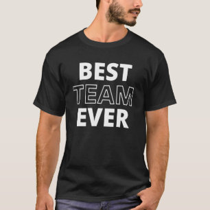 T-shirt Meilleure équipe féminine masculine & enfant