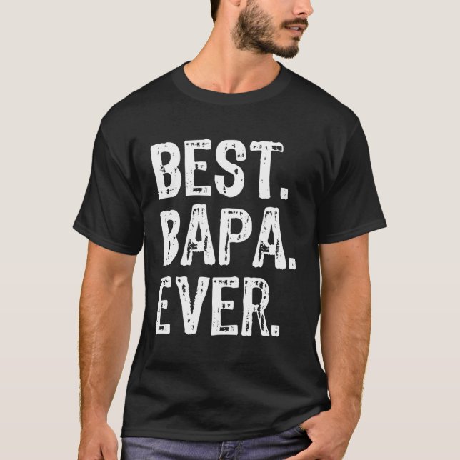 T-shirt Meilleure famille Bapa (Devant)