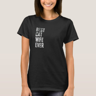 T-shirt Meilleure Femme de Chat Déjà Vintage Fête des Mèr