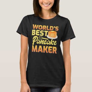 T-shirt Meilleure Fête des pères de créateur de crêpes au
