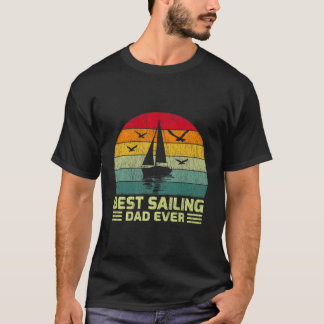 T-shirt Meilleure Fête des pères de père de voile