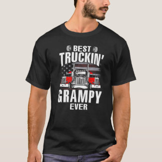 T-shirt Meilleure Fête des pères du drapeau américain pour