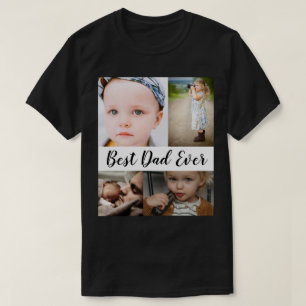 T-shirt Meilleure Fête des pères photo papa du monde