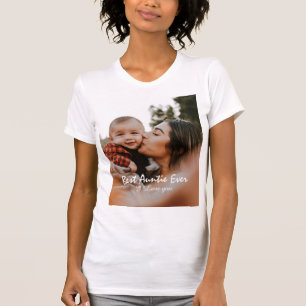 T-shirt Meilleure fille jamais personnalisée Photo et nom 