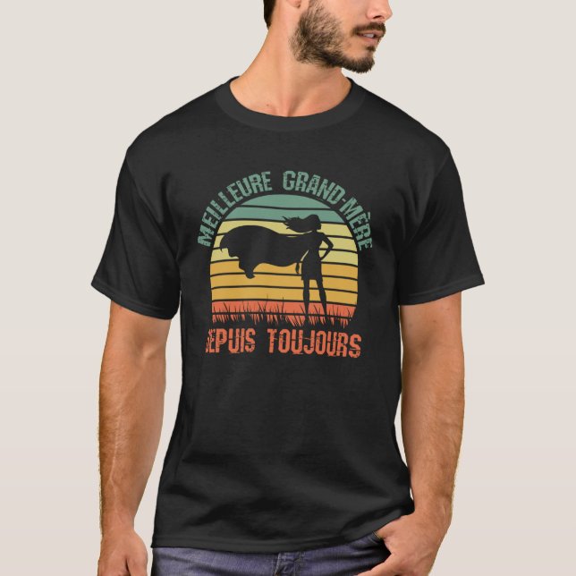 T-shirt Meilleure Grand Mère (Devant)