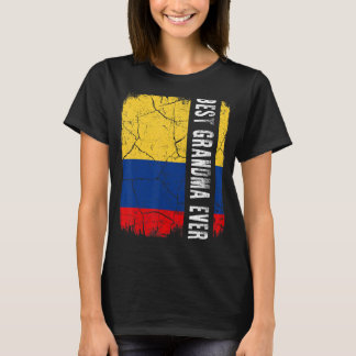 T-shirt Meilleure grand-mère colombienne jamais la Colombi