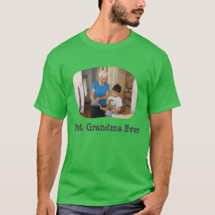 T-shirt Meilleure grand-mère jamais télécharger votre phot