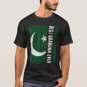 T-shirt Meilleure grand-mère pakistanaise jamais Pakistan 