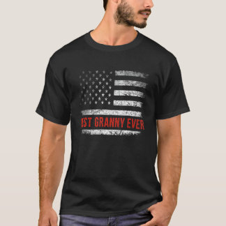 T-shirt Meilleure grand-mère patriotique jamais avec le dr