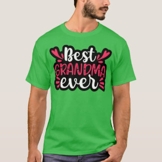 T-shirt Meilleure Grand-Mère Pour Mère Pour Maman Annivers
