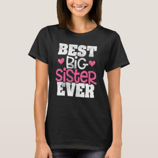 T-shirt Meilleure Grande Soeur Ever Annonce de Fratrie et 