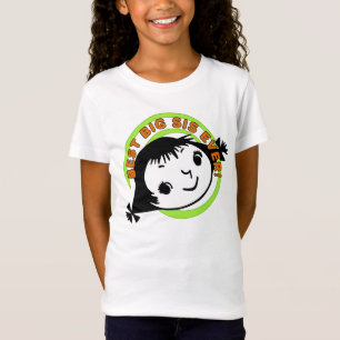 T-Shirt Meilleure grande soeur jamais rétro