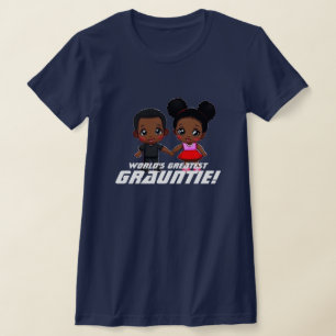 T-shirt Meilleure Grauntie Mete Boy & Girl du monde