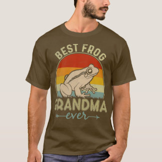 T-shirt Meilleure Grenouille Grand-mère Jamais Rétro Fanta