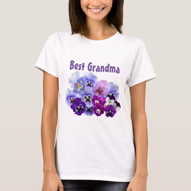 T-shirt Meilleure idée cadeau de grand-mère grand-mère T-s (Devant)