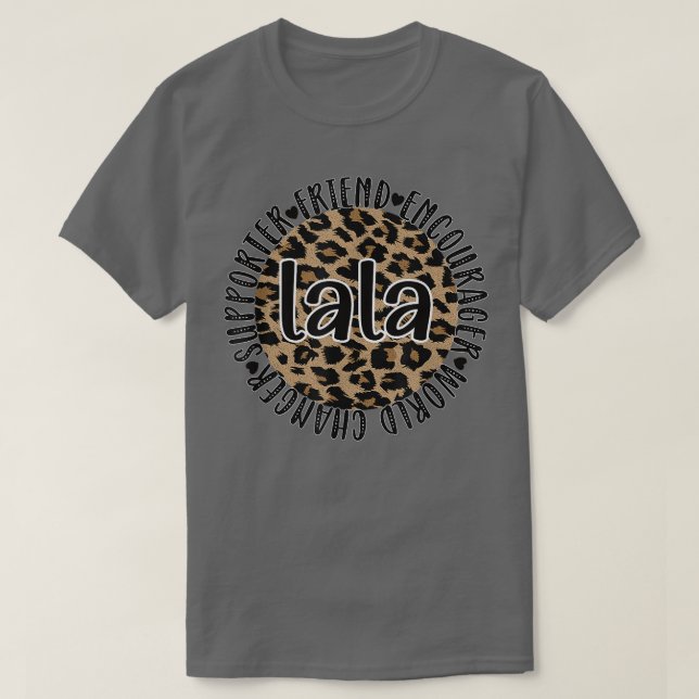 T-shirt Meilleure Lala Grand-mère Appréciation Lala Grand- (Design devant)