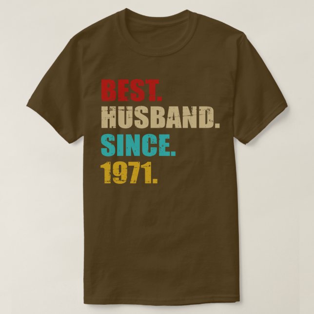 T-shirt Meilleure maison depuis 1971 anniversaire de maria (Design devant)