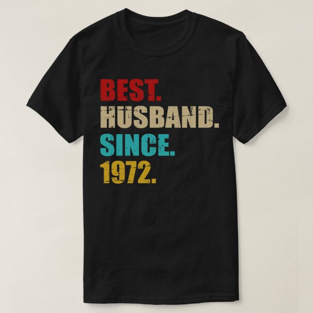 T-shirt Meilleure maison depuis 1972 pour 50ème anniversai (Design devant)