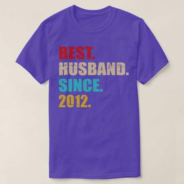 T-shirt Meilleure maison depuis 2012 pour 10e anniversaire (Design devant)