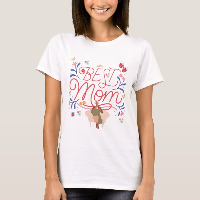 T-shirt Meilleure maman (Devant)