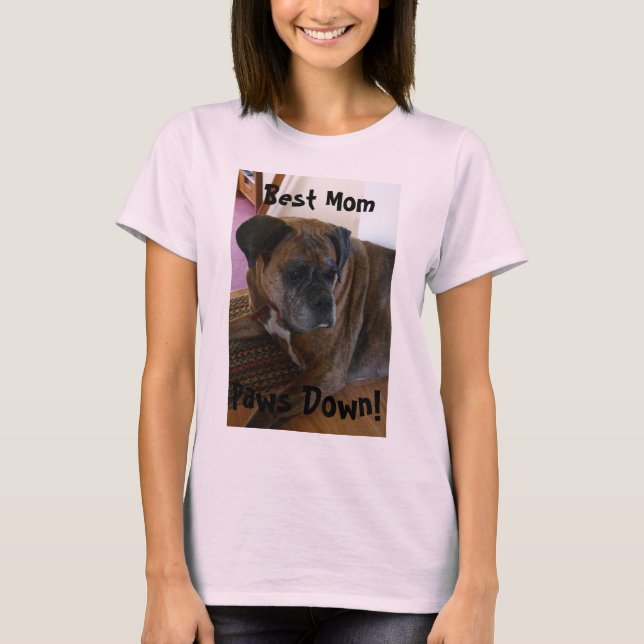 T-shirt Meilleure Maman, Baisse-Toi ! (Devant)
