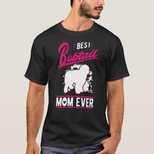 T-shirt Meilleure maman Bobtail (Devant)