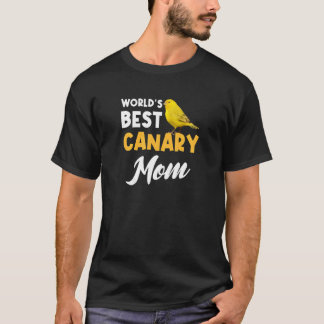 T-shirt Meilleure Maman Canari du Monde Chansonnière Oisea