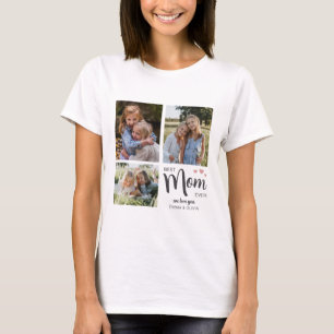 T-shirt Meilleure maman Créez votre propre photo