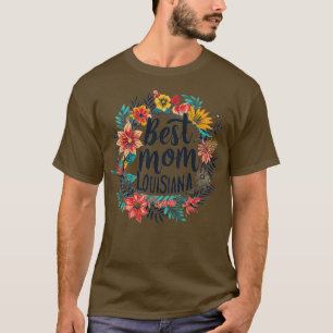 T-shirt Meilleure maman dans la LOUISIANA mères idées cade