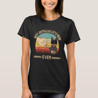 T-shirt Meilleure maman de bétail australien de tous les t