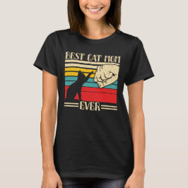 T-shirt Meilleure Maman de Chat de Tous les Temps