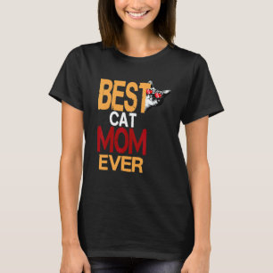 T-shirt Meilleure Maman de Chat de Tous les Temps 2