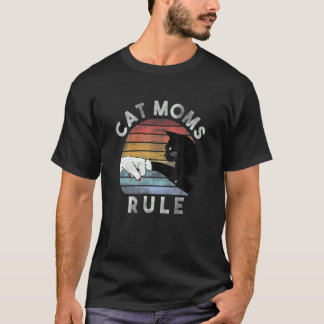 T-shirt Meilleure Maman de Chat Rétro Incroyable Les Maman