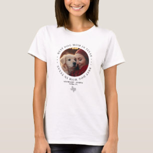 T-shirt Meilleure maman de chien au Texas Photo personnali