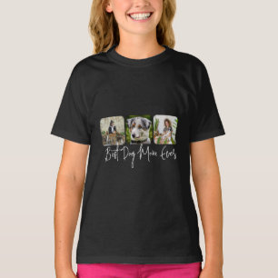 T-shirt Meilleure maman de chien jamais - Collage personna
