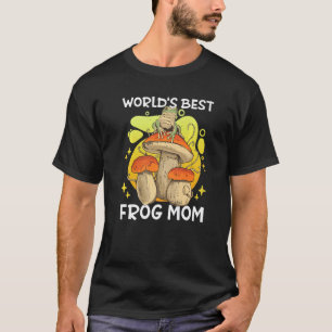 T-shirt Meilleure maman de la grenouille avec grenouilles