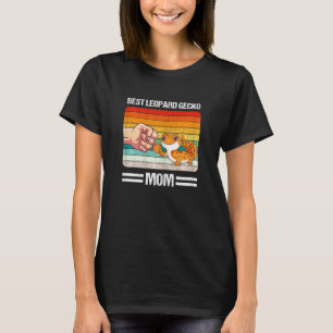 T-shirt Meilleure maman gecko léopard Vintage geckos léopa