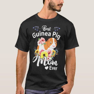 T-shirt Meilleure maman guinéenne de porc