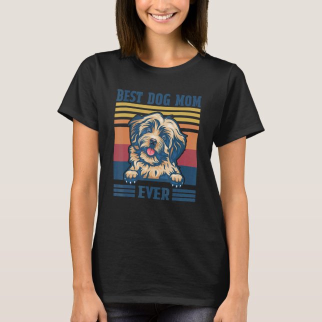 T-shirt Meilleure maman Havanaise toujours chien maman mèr (Devant)