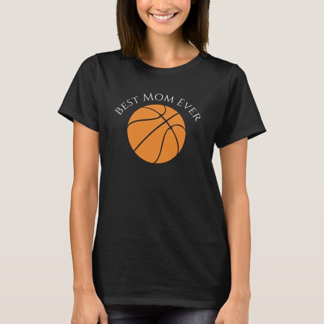 T-shirt Meilleure maman jamais basket-ball (Devant)