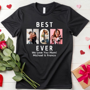 T-shirt Meilleure maman jamais Customisé maman Photo Fête 