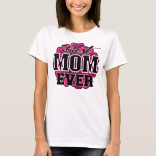 T-shirt Meilleure maman jamais florale