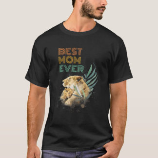 T-shirt Meilleure maman Jamais Mama Lionne Animal Lion Da